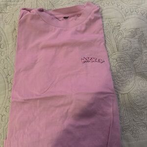 H&M Pink Mickey Short Sleeve Tee